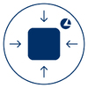 <p><strong>Äußerst geringe</strong> Abmessungen: Dank der Form, die den Arbeitsbereich in der Höhe ausnutzt, passt sich die gabbiani v mühelos an jede Art von Arbeitsbereich an - auch an kleine Räume.</p>