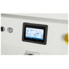 <p><strong>Touch screen 4,3’’ con funzioni avanzate</strong> completo di regolazione velocità di avanzamento bordo da 3 a 8 m/min; gestione modalità di lavoro manuale, a taglio programmato e misura contorno; calcolo automatico della lunghezza di bordo necessaria in riferimento alla geometrie più comuni.</p>