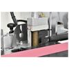 <p><strong>GLUING UNIT: IDEAL EDGE APPLICATION</strong></p><p>The glue is heated rapidly and evenly by the resistances. The automatic lowering of the glue temperature after a temporary halt in production when using the machine avoids burning of the glue. A new innovative system of self-lubrication of the glue pot, allows a more extensive use of the edge banding machine without the necessity of lubrication.</p>