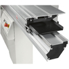 <p><strong>Sliding carriage: smooth sliding and a solid work surface.</strong> The wide section of the carriage, with closed reticular geometry provides extreme rigidity and minimum deflection. A smooth operating motion is guaranteed over time by the <strong>system of sliding bearings running on hardened steel guides using an exclusive method of mechanical fixing</strong>.</p>