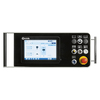 <p><strong>Console eye-S</strong>. Il nuovo quadro comandi pensile, con il suo design accattivante, permette una programmazione semplice ed intuitiva della macchina, combinando lo schermo a colori 10” touch-screen e l’interfaccia utente Maestro active.</p>