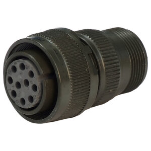 10P MIL CONNECTOR 10P F STRAIGHT WELD | 