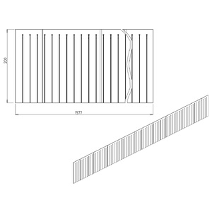 BANDELLA H=200 SP.2 L=1575 PART.20 | 