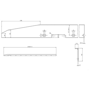 INFEED/OUTFEED INOX GUIDE/LEFT | 