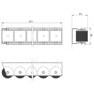 ROLLER CONVEYOR IN PIECES | 