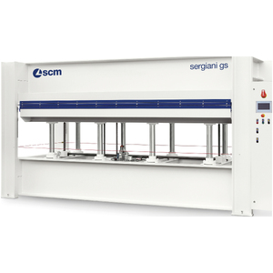 sergiani gs 120 | Hot press with electronic control and manual loading/unloading