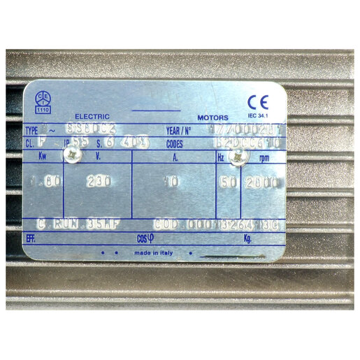SINGLE-PHASE MOTOR S6/40% |