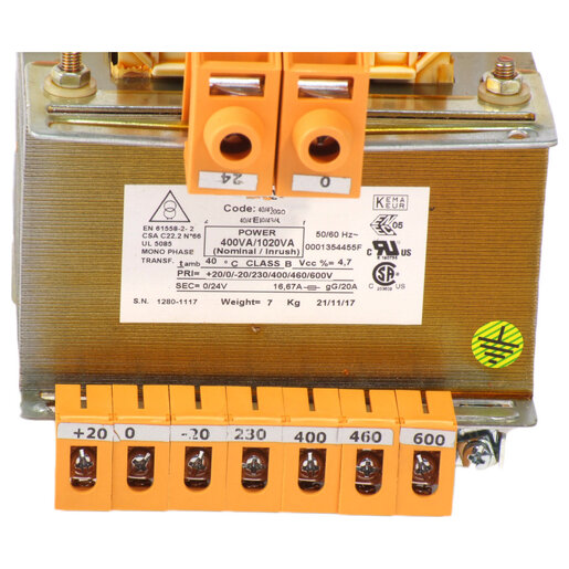 TRASFORMATORE MONOFASE |