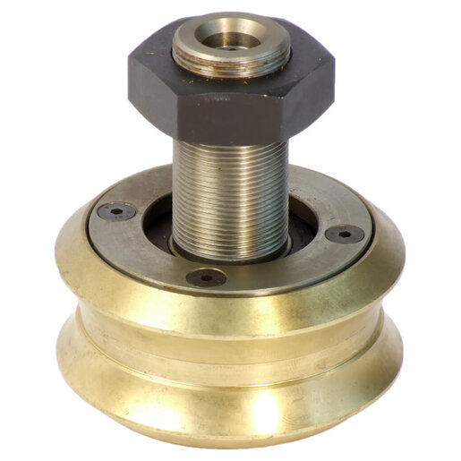 V SHAPED GUIDE WHEEL WITH ADJUSTMENT PIN |