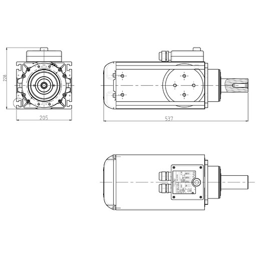 MOTORSPINDLE 10KW 50x101 M16 |