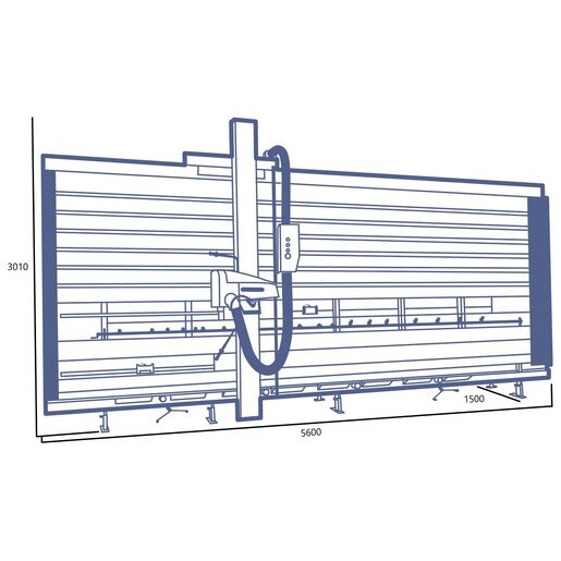 gabbiani v | Sezionatrice verticale