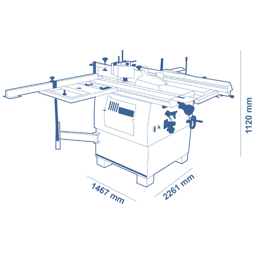 minimax c 30g | Combinata universale con cavatrice