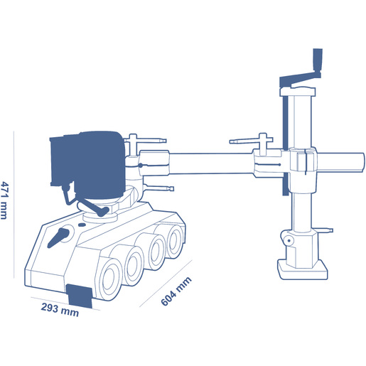 formula feed 48 | Feeder with 4 wheels and 8 speeds