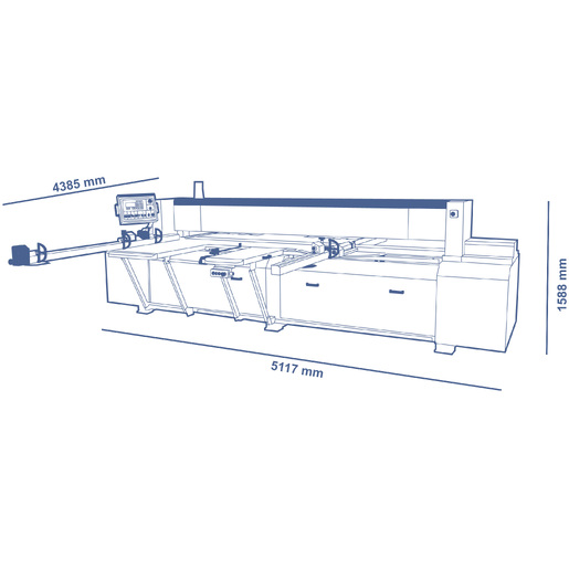 class px 350i | Krožna žaga s 320 mm premičnim agregatom in nagibnim rezilom do 46°