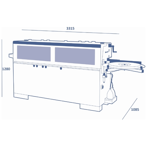 me 35t | Automatic edge bander with pre-milling unit