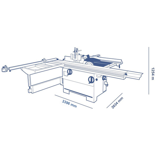 minimax cu 300c | Universal combined machine - Tersa - 8.5'