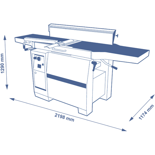 minimax fs 41es | Surfacing-thicknessing planer - Xylent - 1ph