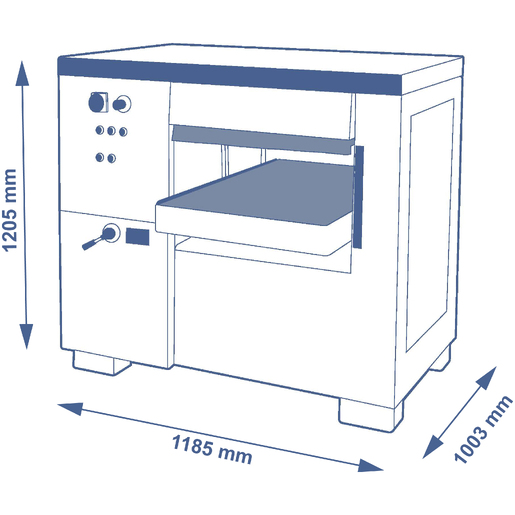 nova s 520 | Thicknessing planer - Xylent