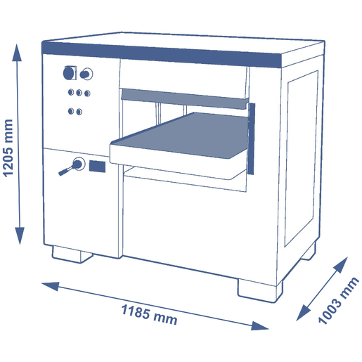 nova s 520 | Thicknessing planer - Tersa