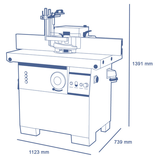Nova TF100 | Spindle moulder with fixed spindle
