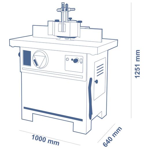 minimax t 45c | Spindle moudler with fixed shaft