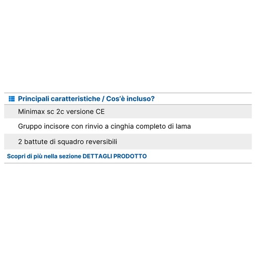 minimax sc 2c | Sega circolare a lama inclinata