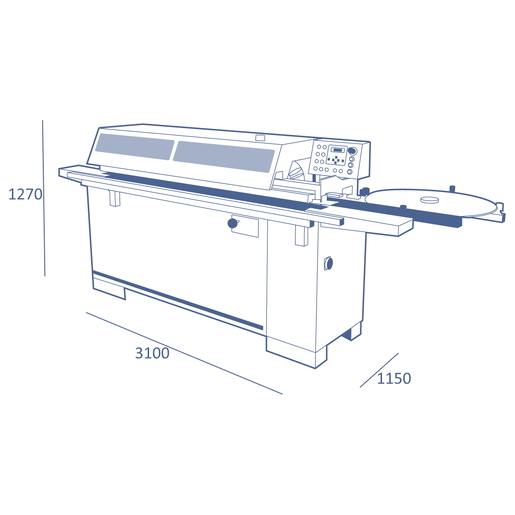 me 20 | Bordatrice automatica con vasca colla