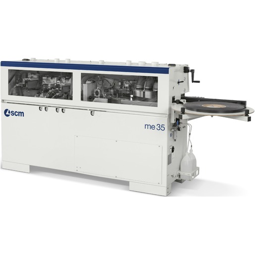 me 35tr | Automatic edge bander with pre-milling unit and end-cutting/rounding combined unit