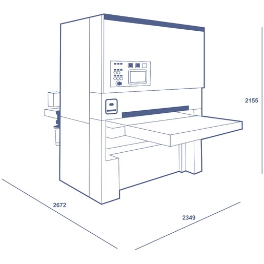 dmc sd 60 | Automatic wide belt sander (RCS 135 version)