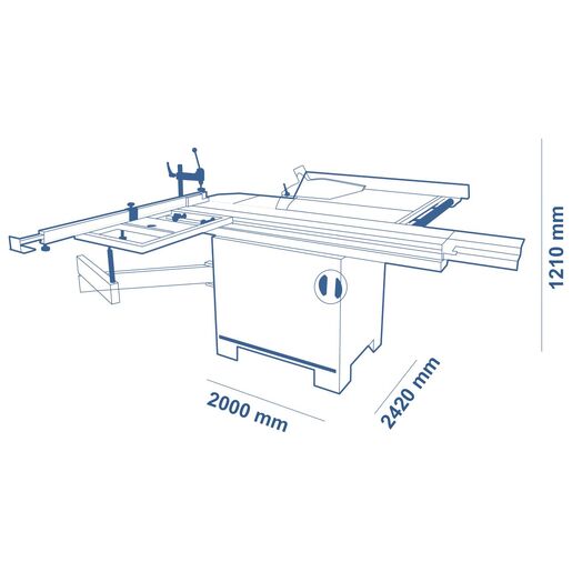minimax sc 2c | Circular saw with tilting blade