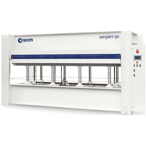 sergiani gs 120 | Hot press with electronic control and manual loading/unloading