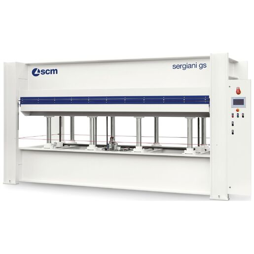 sergiani gs 160 | Hot press with electronic control and manual loading/unloading