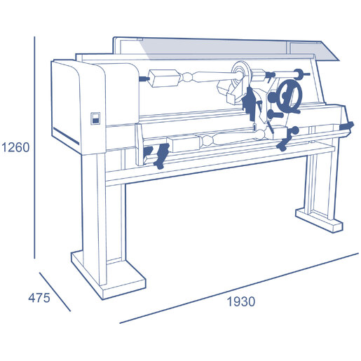 minimax t 124 | Wood turning lathe