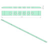 PIATTO 20X6 L=1025 D4,5SV10N6 P37,5/190 POLIZENE |