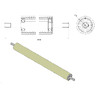 PRESSURE ROLLER ASSEMBLY D=70 SMOOTH (SH=40) L=700 | 