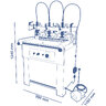 minimax ad 21 | Boormachine met 21 boren met snelkoppeling