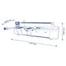 class px 350i | Sega circolare a carro mobile 3800 mm e lama inclinabile fino a 46°